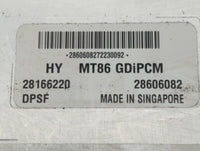 2017-2018 Hyundai Santa Fe PCM Engine Control Computer ECU ECM PCU OEM P/N:28606082 28166220 Fits Fits 2017 2018 OEM Used Au