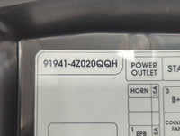 2018 Hyundai Santa Fe Fusebox Fuse Box Panel Relay Module P/N:91951-2W100 Fits OEM Used Auto Parts - Oemusedautoparts1.com