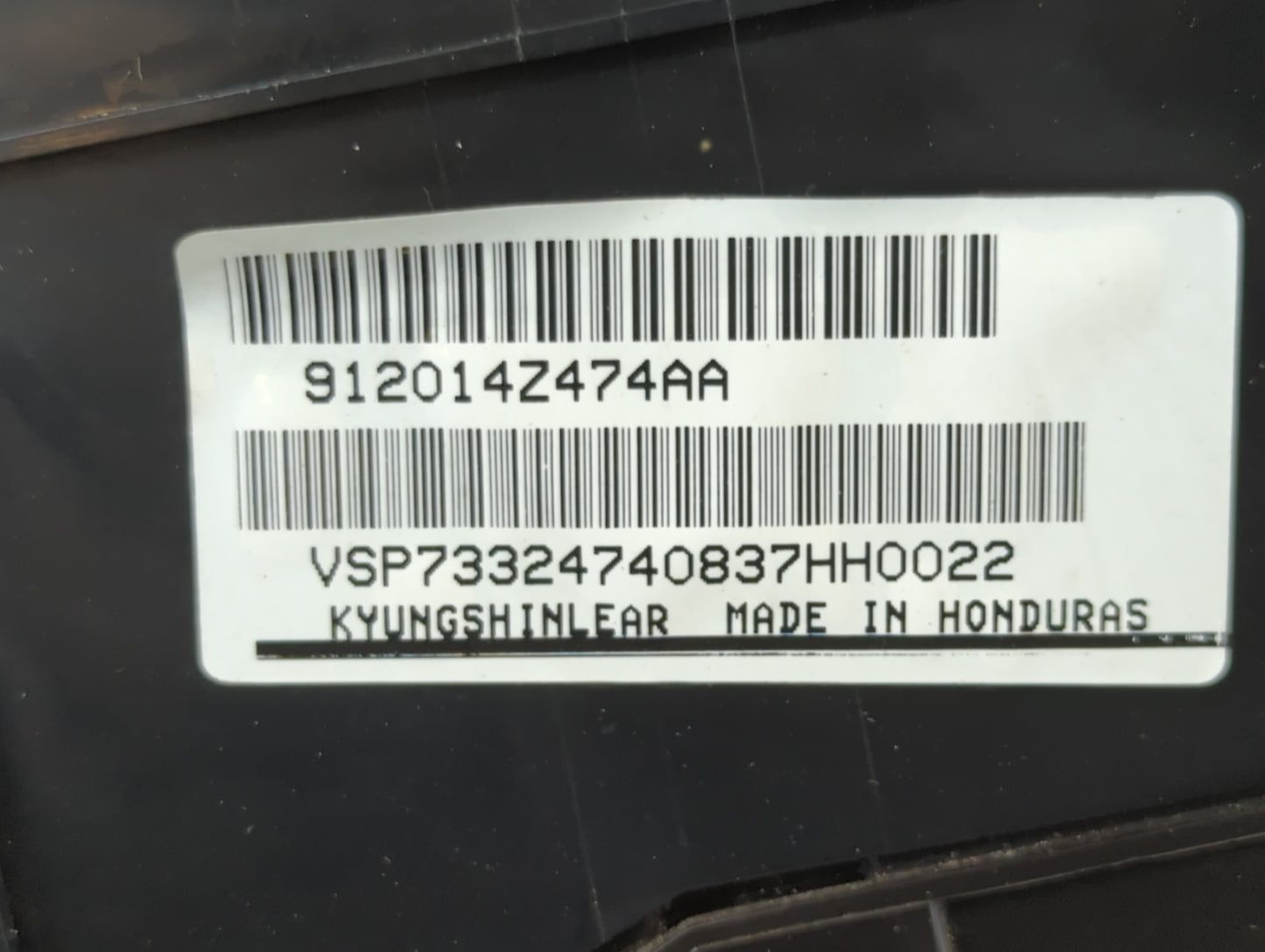 2018 Hyundai Santa Fe Fusebox Fuse Box Panel Relay Module P/N:912014Z474AA A 16515D 1072, 91951-2W100 Fits OEM Used Auto Par