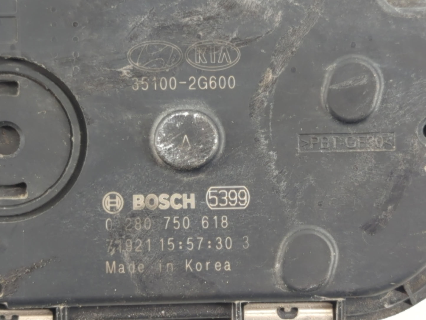 2019-2020 Hyundai Santa Fe Throttle Body P/N:0 280 750 618 35100-2G600 Fits Fits 2015 2016 2017 2018 2019 2020 2021 OEM Used