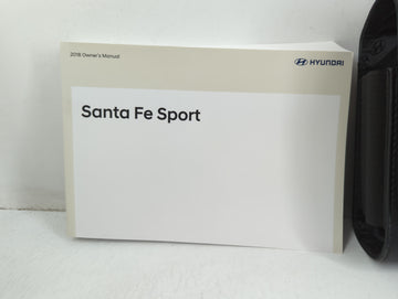 2018 Hyundai Santa Fe Owners Manual Book Guide P/N:J2W0-EU7NC OEM Used Auto Parts