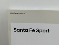 2018 Hyundai Santa Fe Owners Manual Book Guide P/N:J2W0-EU7NC OEM Used Auto Parts - Oemusedautoparts1.com
