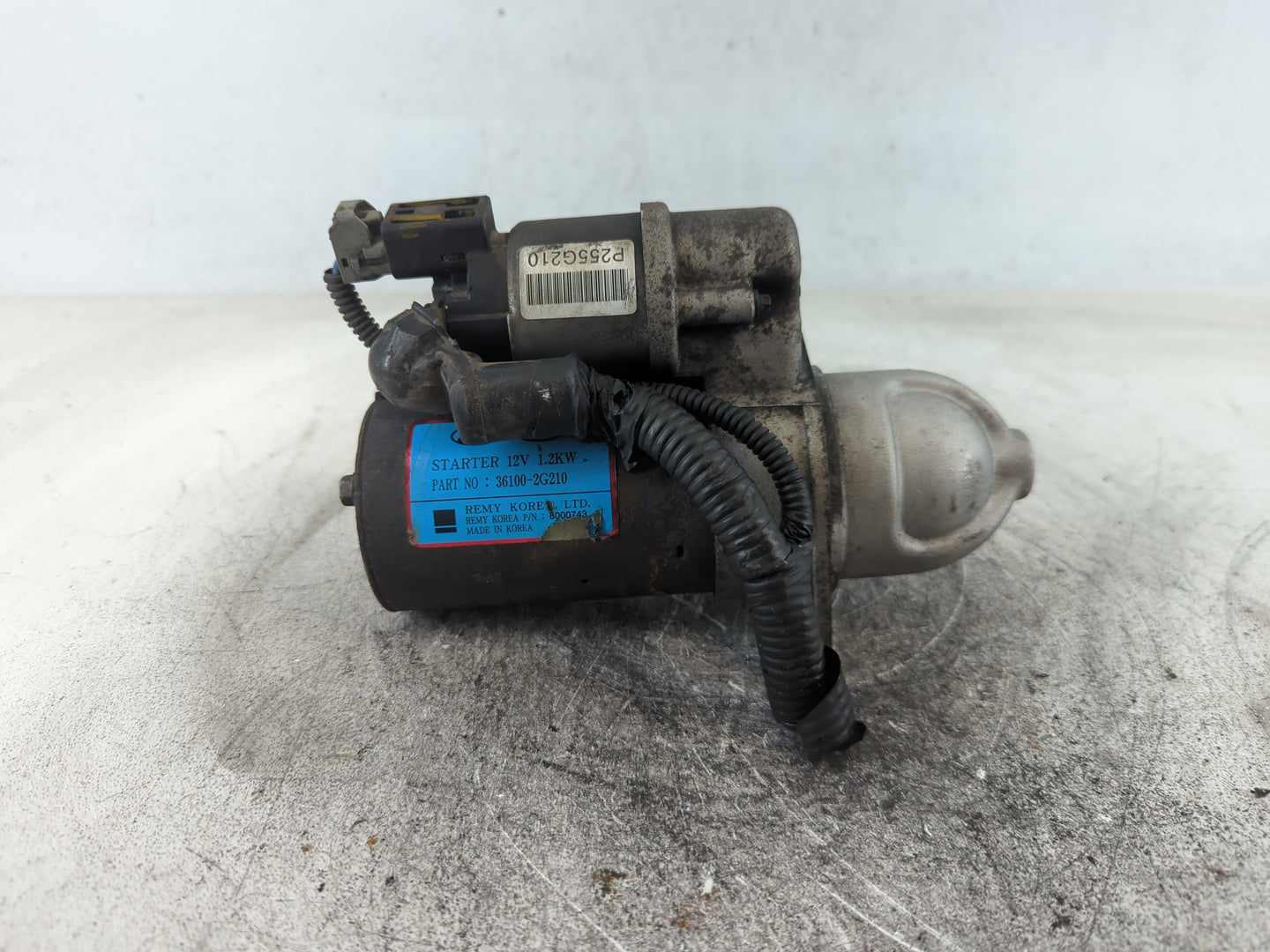 2017-2018 Hyundai Santa Fe Car Starter Motor Solenoid OEM P/N:36100-2G210 Fits Fits 2015 2016 2017 2018 2019 2020 OEM Used A