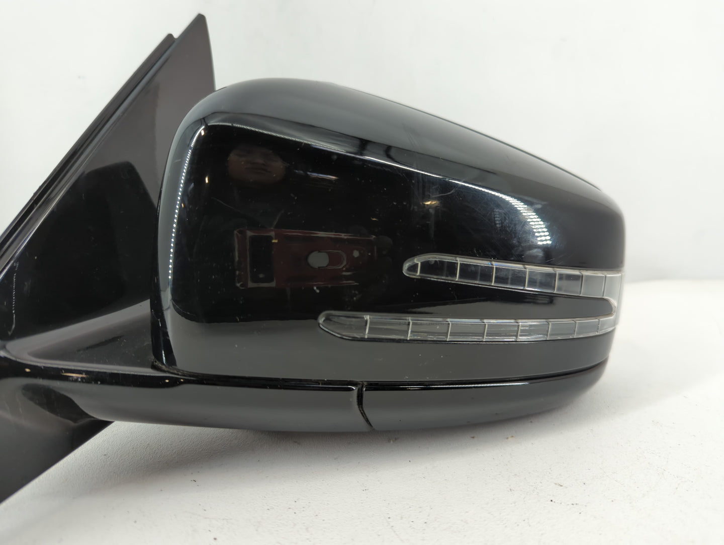 2017-2018 Hyundai Santa Fe Driver Side View Mirror - Left Door Mirror OEM Used - Oemusedautoparts1.com