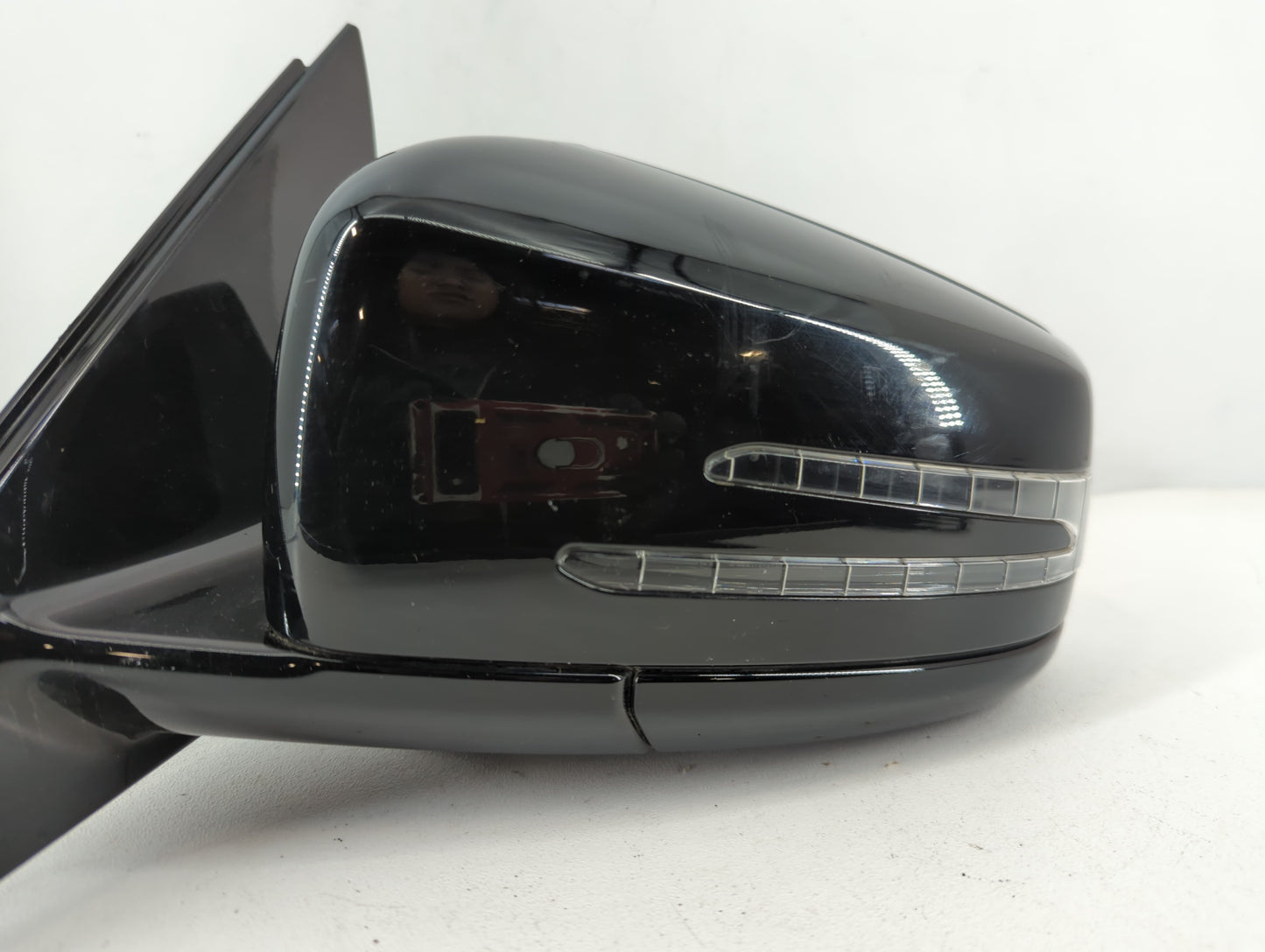 2017-2018 Hyundai Santa Fe Driver Side View Mirror - Left Door Mirror OEM Used - Oemusedautoparts1.com