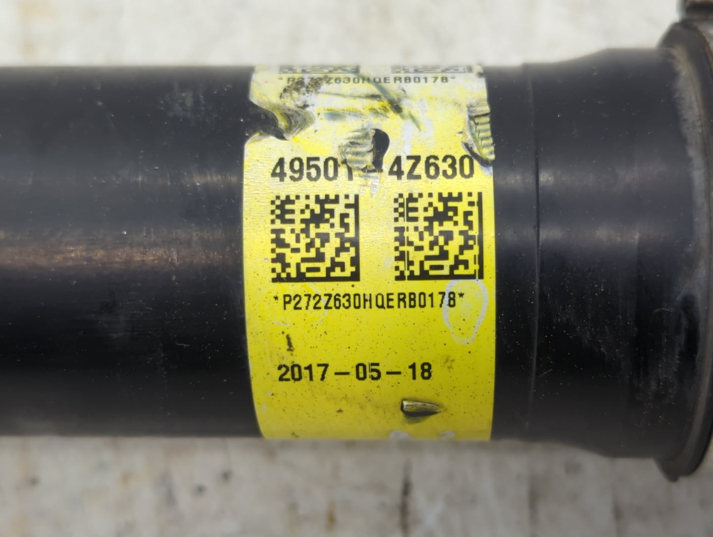 2018 Hyundai Santa Fe Axle Shaft Front Passenger Cv C/v - Oemusedautoparts1.com
