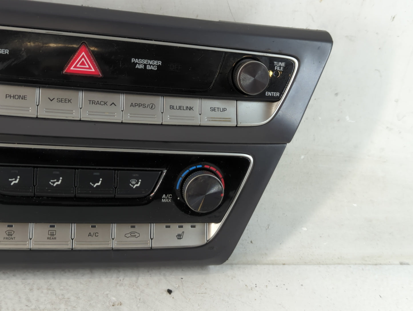 2018-2019 Hyundai Sonata Climate Control Module Temperature AC/Heater Replacement P/N:97250-C2AB0ZL5 Fits Fits 2018 2019 OEM