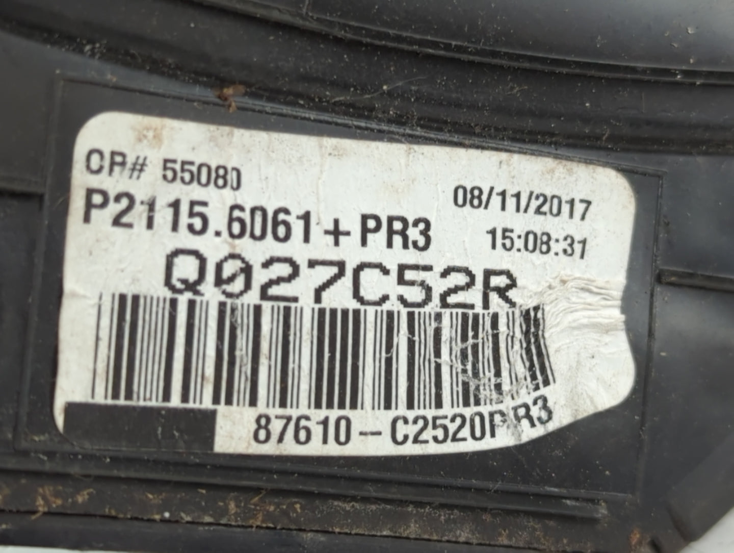 2018-2019 Hyundai Sonata Side Mirror Replacement Driver Left View Door Mirror P/N:87610-C2520PR3 Q027C52B Fits Fits 2018 201