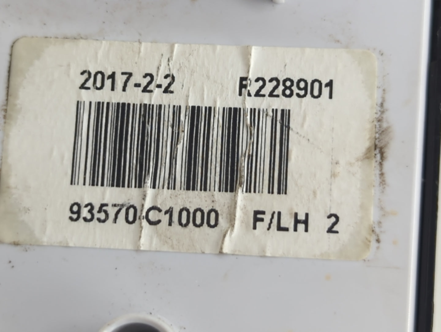 2015-2019 Hyundai Sonata Master Power Window Switch Replacement Driver Side Left P/N:93570-C1000 Fits OEM Used Auto Parts - 