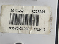 2015-2019 Hyundai Sonata Master Power Window Switch Replacement Driver Side Left P/N:93570-C1000 Fits OEM Used Auto Parts - 