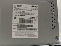 2018-2019 Hyundai Sonata Radio AM FM Cd Player Receiver Replacement P/N:96160C2UB04X Fits Fits 2018 2019 OEM Used Auto Parts