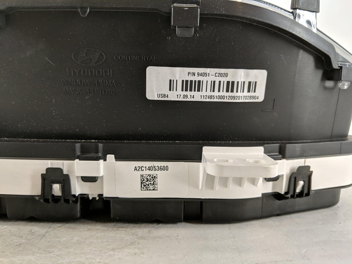 2018 Hyundai Sonata Instrument Cluster Speedometer Gauges P/N:94051-C2020 Fits OEM Used Auto Parts - Oemusedautoparts1.com