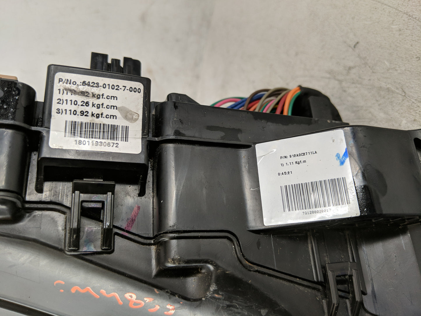 2018-2019 Hyundai Sonata Fusebox Fuse Box Panel Relay Module P/N:6423-0102-7-000 Fits Fits 2018 2019 OEM Used Auto Parts - O
