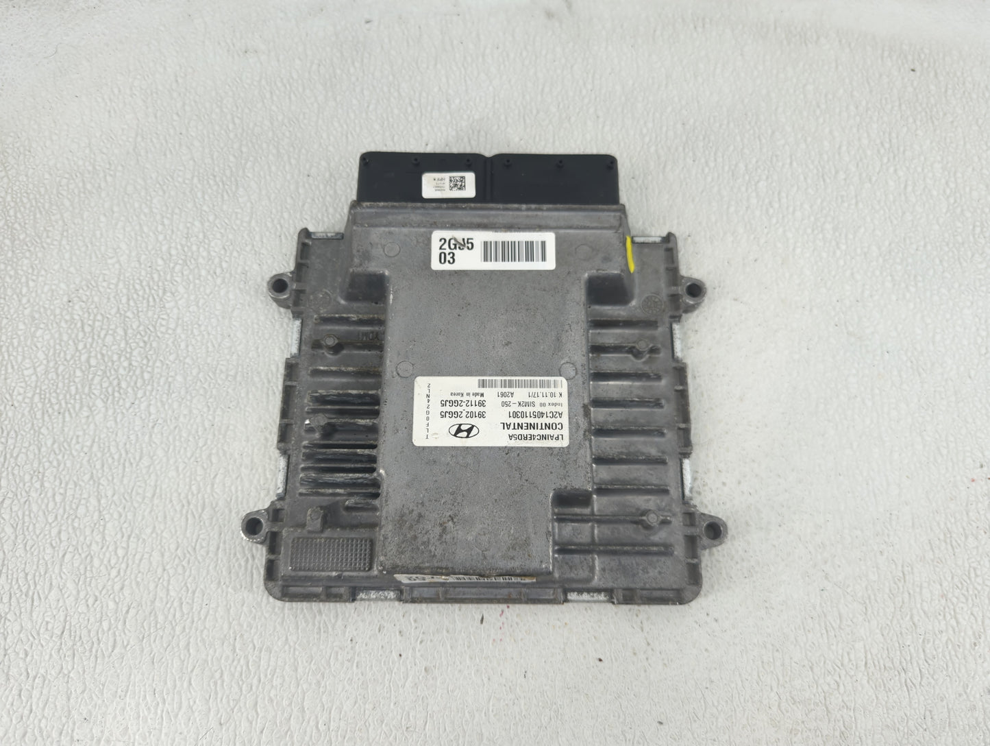 2018-2019 Hyundai Sonata PCM Engine Control Computer ECU ECM PCU OEM P/N:39112-2GGJ5 39102-2GGJ5 Fits Fits 2018 2019 OEM Use