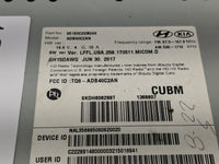 2018-2019 Hyundai Sonata Radio AM FM Cd Player Receiver Replacement P/N:96160C2UB04X Fits Fits 2018 2019 OEM Used Auto Parts
