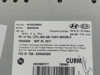 2018-2019 Hyundai Sonata Radio AM FM Cd Player Receiver Replacement P/N:96160C2UB04X Fits Fits 2018 2019 OEM Used Auto Parts