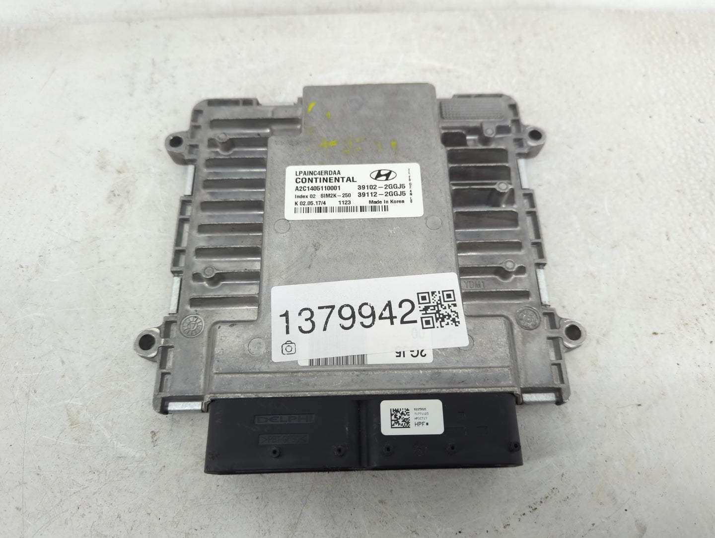2018-2019 Hyundai Sonata PCM Engine Control Computer ECU ECM PCU OEM P/N:39112-2GGJ5 39102-2GGJ5 Fits Fits 2018 2019 OEM Use