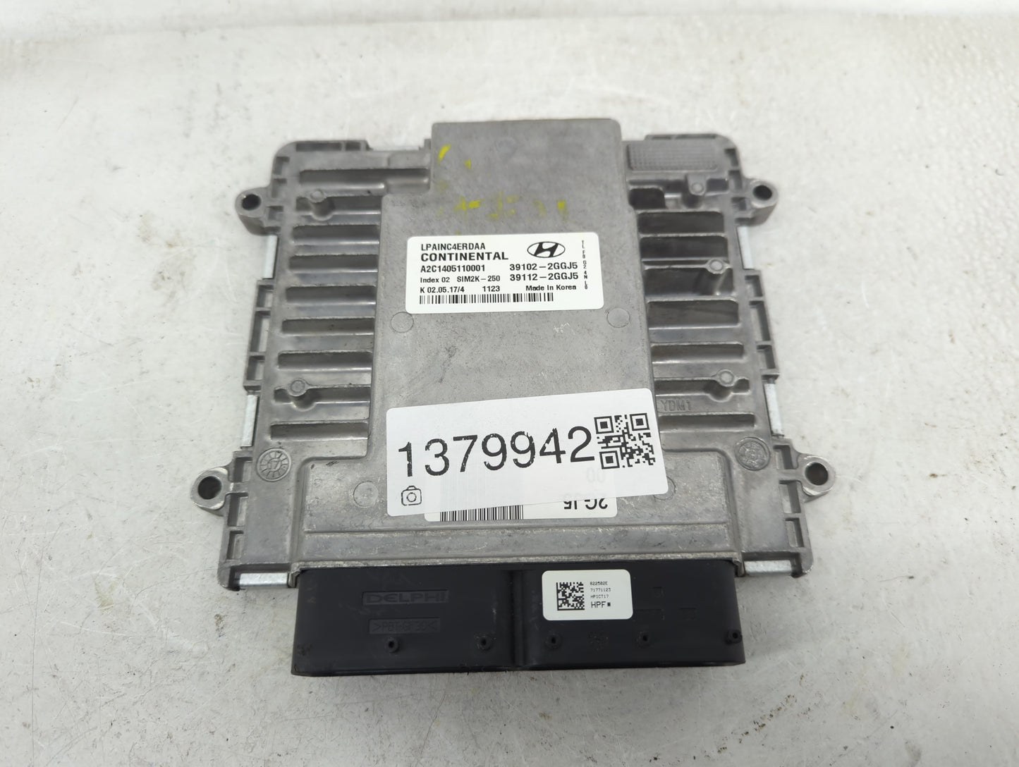 2018-2019 Hyundai Sonata PCM Engine Control Computer ECU ECM PCU OEM P/N:39112-2GGJ5 39102-2GGJ5 Fits Fits 2018 2019 OEM Use
