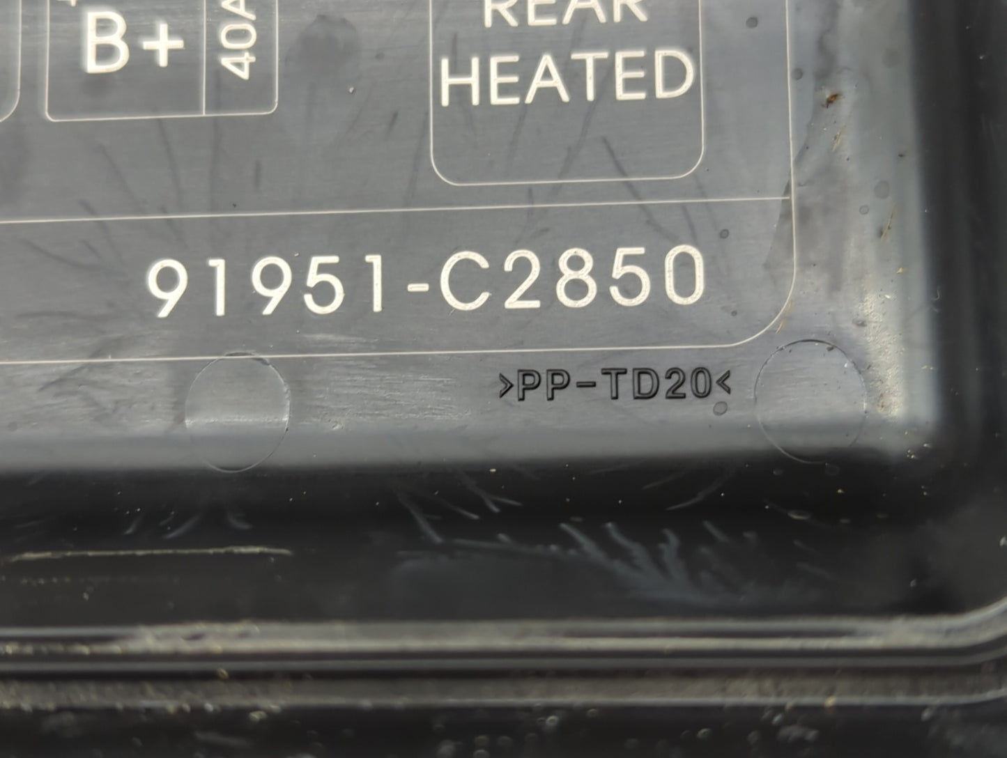 2018-2019 Hyundai Sonata Fusebox Fuse Box Panel Relay Module Fits Fits 2018 2019 OEM Used Auto Parts - Oemusedautoparts1.com