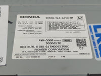 2018-2019 Hyundai Sonata Radio AM FM Cd Player Receiver Replacement P/N:39100-TLA-A210-M1 Fits Fits 2018 2019 OEM Used Auto 