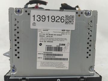 2018-2019 Hyundai Sonata Radio AM FM Cd Player Receiver Replacement Fits Fits 2018 2019 OEM Used Auto Parts