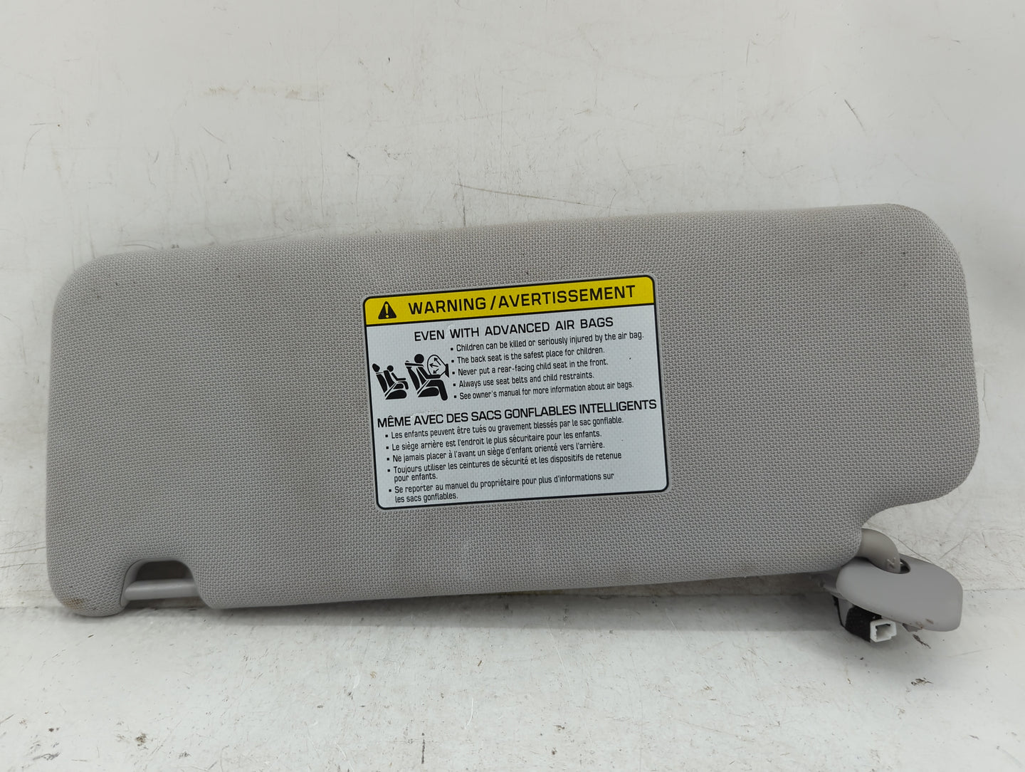 2016-2019 Hyundai Sonata Sun Visor Shade Replacement Passenger Right Mirror Fits Fits 2016 2017 2018 2019 OEM Used Auto Part