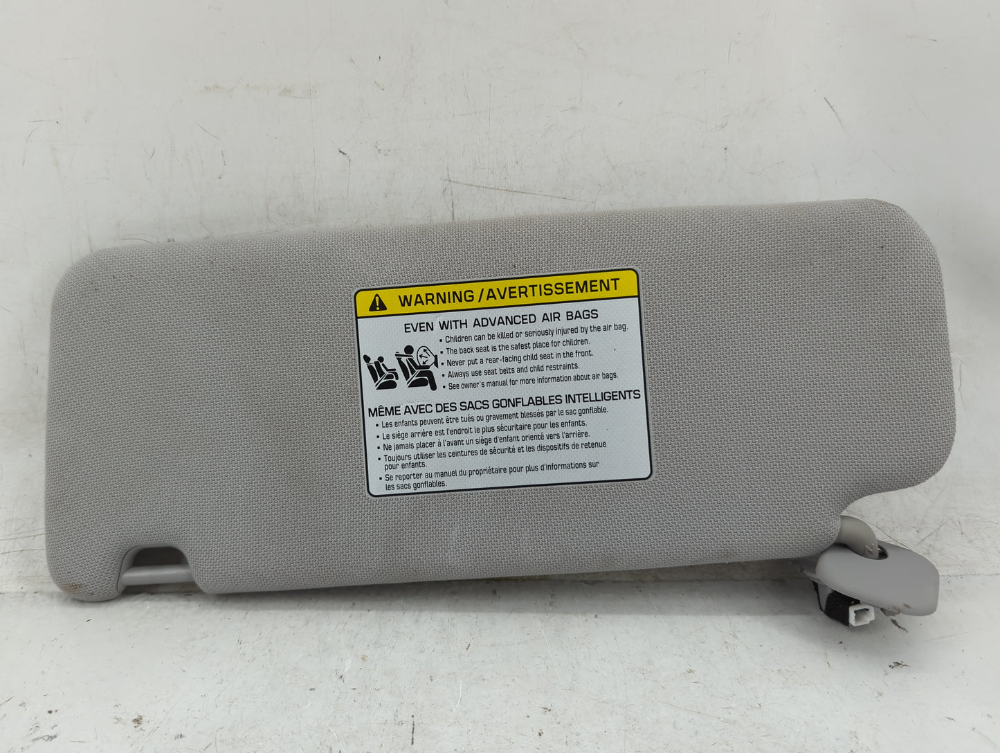 2016-2019 Hyundai Sonata Sun Visor Shade Replacement Passenger Right Mirror Fits Fits 2016 2017 2018 2019 OEM Used Auto Part