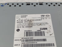 2018-2019 Hyundai Sonata Radio AM FM Cd Player Receiver Replacement P/N:96160C2UB04X Fits Fits 2018 2019 OEM Used Auto Parts