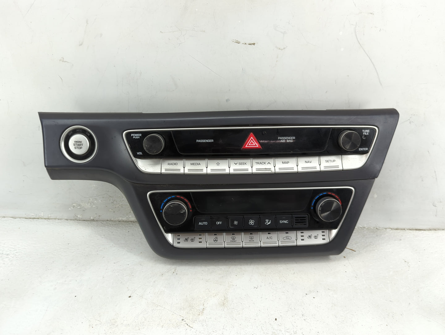 2018-2019 Hyundai Sonata Climate Control Module Temperature AC/Heater Replacement P/N:97250-C2BE0ZL5 Fits Fits 2018 2019 OEM