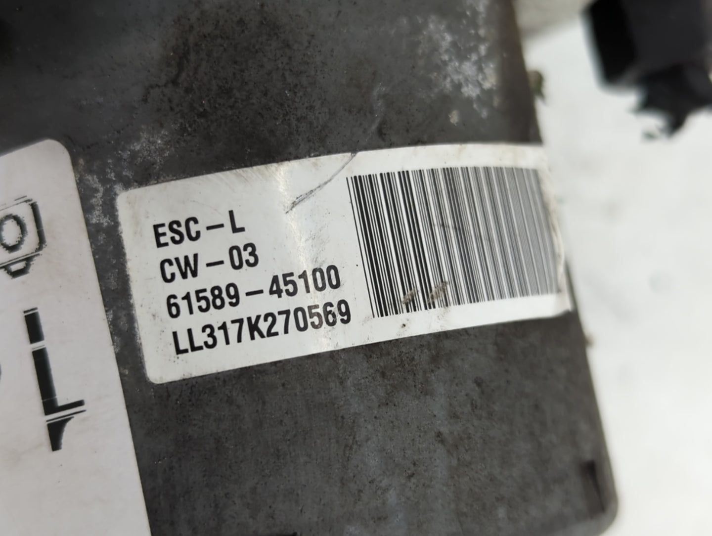 2018-2019 Hyundai Sonata ABS Pump Control Module Replacement P/N:61589-45100 LL317K270569 Fits Fits 2018 2019 OEM Used Auto 