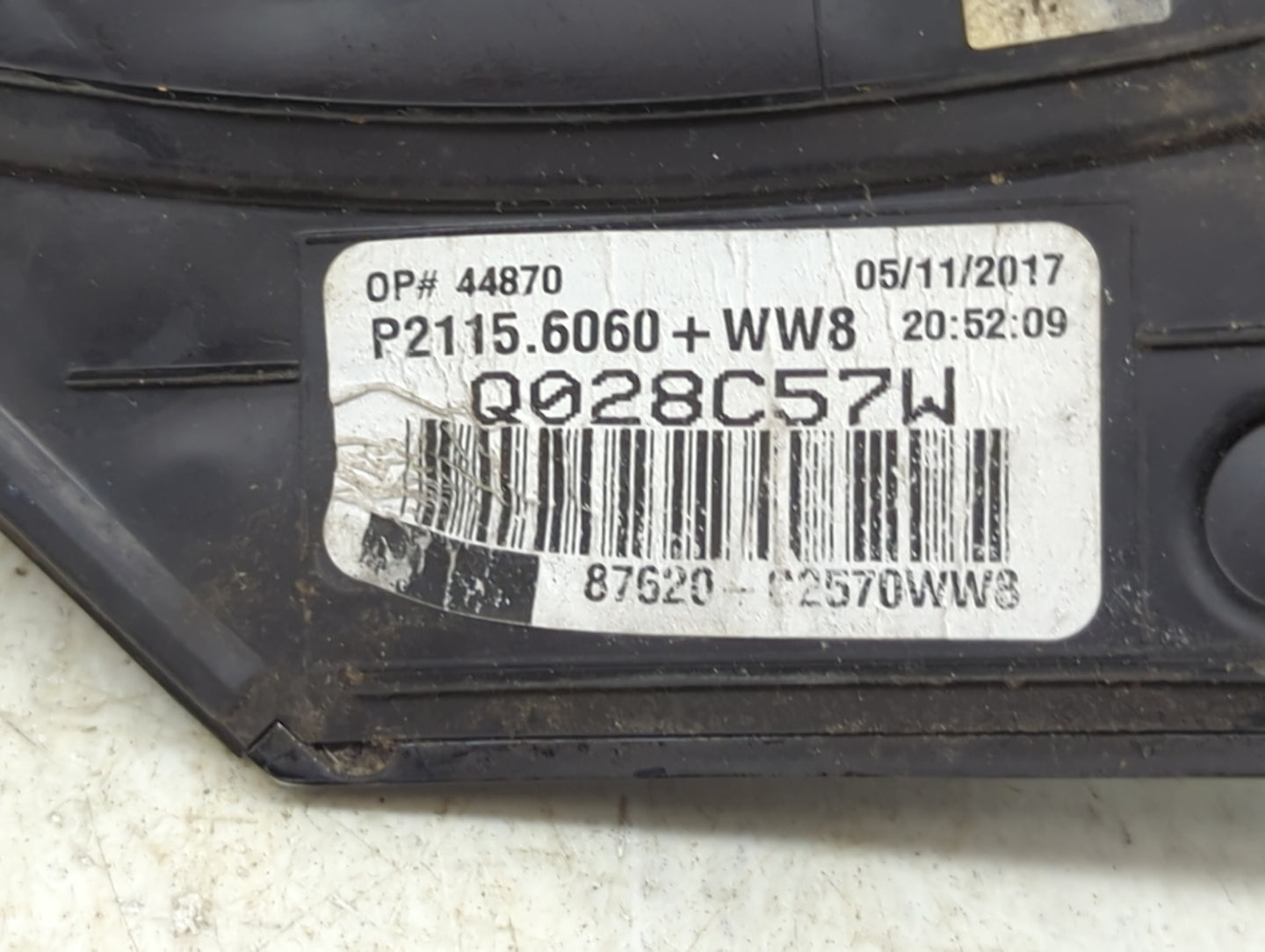 2018-2019 Hyundai Sonata Passenger Side View Mirror - Right Door Mirror OEM Used - Oemusedautoparts1.com