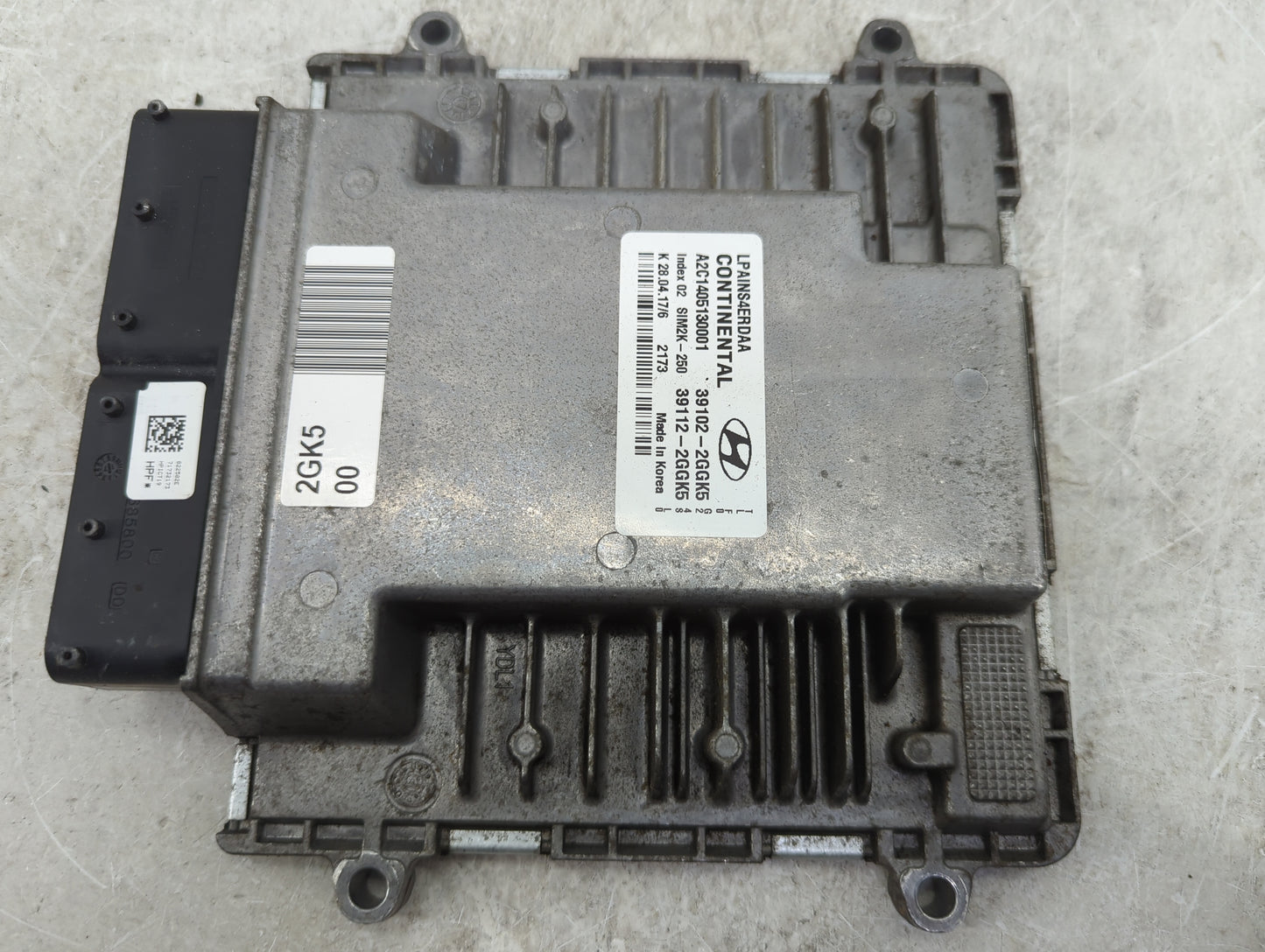 2018-2019 Hyundai Sonata PCM Engine Control Computer ECU ECM PCU OEM P/N:39102-2GGK5 39112-2GGK5 Fits Fits 2018 2019 OEM Use