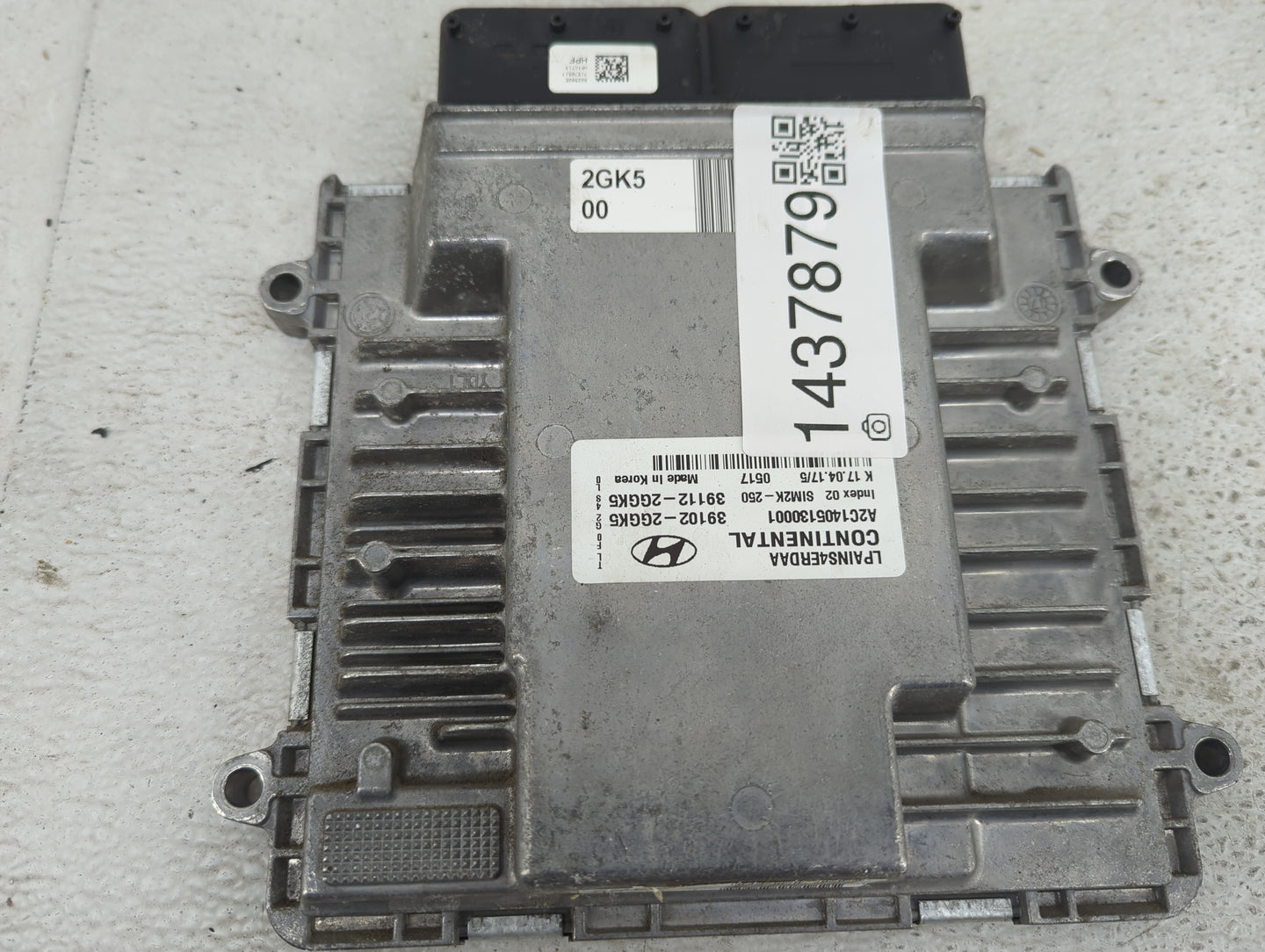 2018-2019 Hyundai Sonata PCM Engine Control Computer ECU ECM PCU OEM P/N:39102-2GGK5 39112-2GGK5 Fits Fits 2018 2019 OEM Use