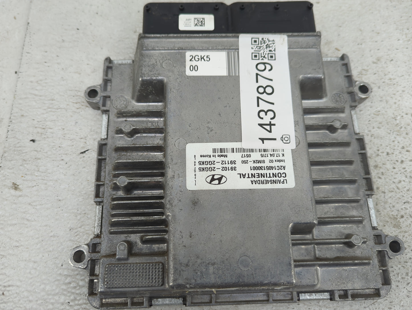 2018-2019 Hyundai Sonata PCM Engine Control Computer ECU ECM PCU OEM P/N:39102-2GGK5 39112-2GGK5 Fits Fits 2018 2019 OEM Use