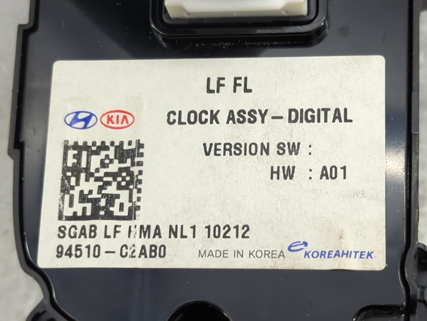 2018-2019 Hyundai Sonata Climate Control Module Temperature AC/Heater Replacement P/N:94510-C2AB0 SGAB LF HMA NL1 10212 Fits