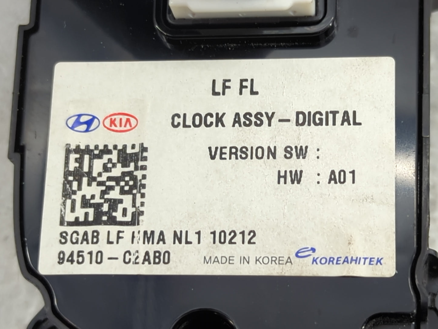 2018-2019 Hyundai Sonata Climate Control Module Temperature AC/Heater Replacement P/N:94510-C2AB0 SGAB LF HMA NL1 10212 Fits
