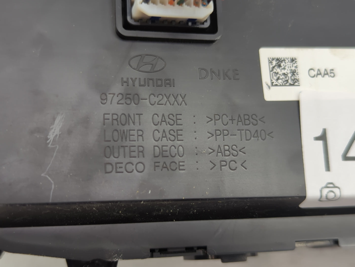 2018-2019 Hyundai Sonata Climate Control Module Temperature AC/Heater Replacement P/N:97250-C2XXX Fits Fits 2018 2019 OEM Us