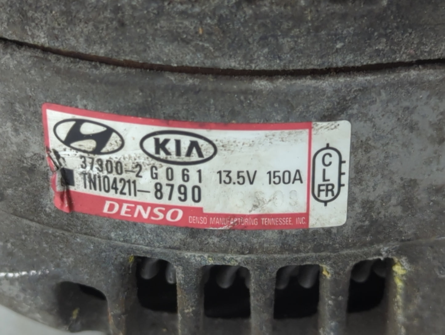 2015-2019 Hyundai Sonata Alternator Replacement Generator Charging Assembly Engine OEM P/N:TN104211-8790 37300-2G061 Fits OE