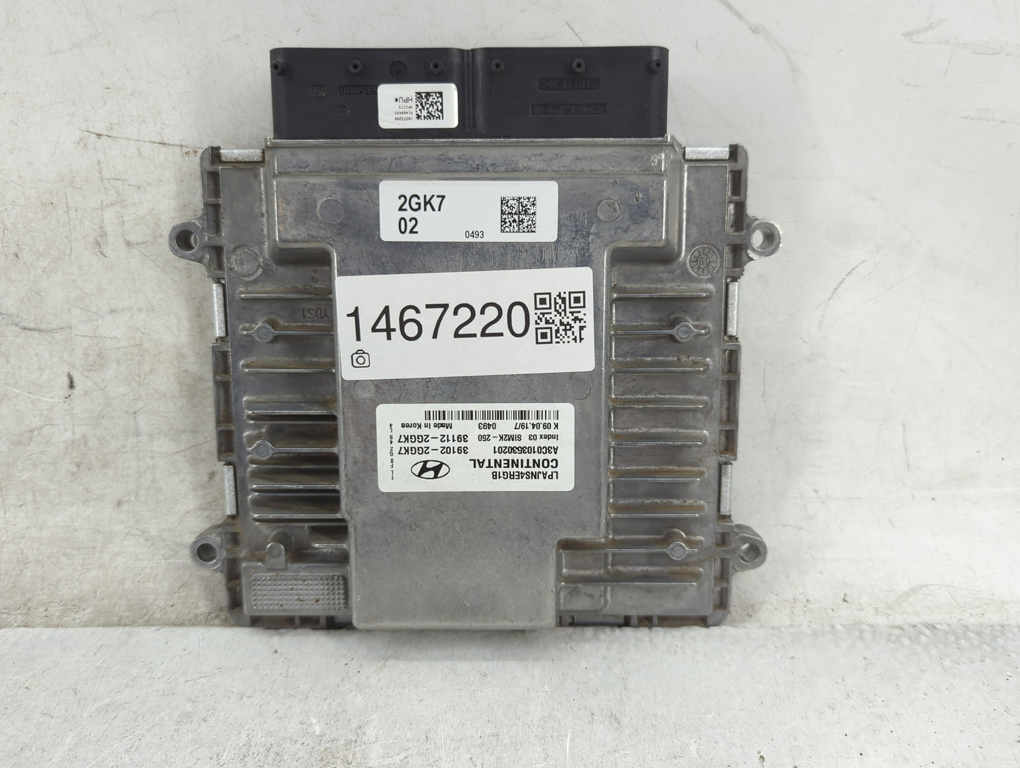 2018-2019 Hyundai Sonata PCM Engine Control Computer ECU ECM PCU OEM P/N:39102-2GGK7 39112-2GGK7 Fits Fits 2018 2019 OEM Use