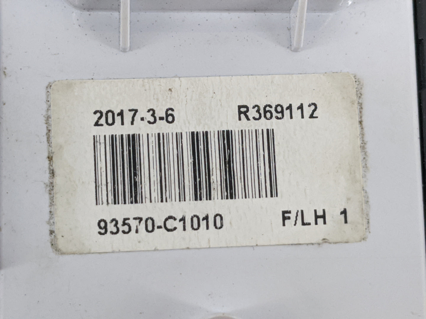 2015-2019 Hyundai Sonata Master Power Window Switch Replacement Driver Side Left P/N:93570-C1010 Fits OEM Used Auto Parts - 