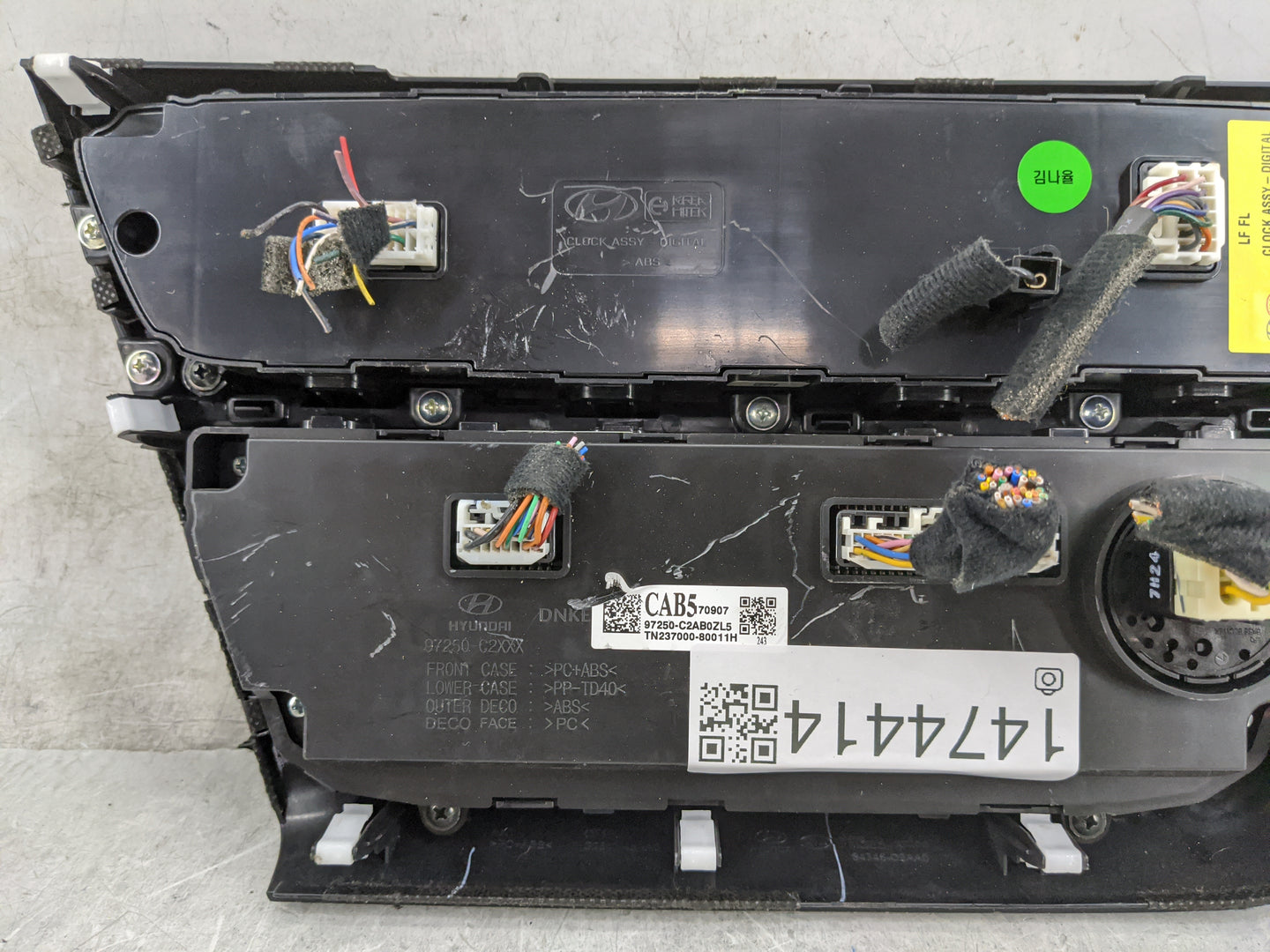 2018-2019 Hyundai Sonata Climate Control Module Temperature AC/Heater Replacement P/N:97250-C2AB0ZL5 94510-C2AA0 Fits OEM Us