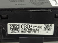 2018-2019 Hyundai Sonata Climate Control Module Temperature AC/Heater Replacement P/N:97250-C2BD0ZL5 CBD5170403 Fits OEM Use