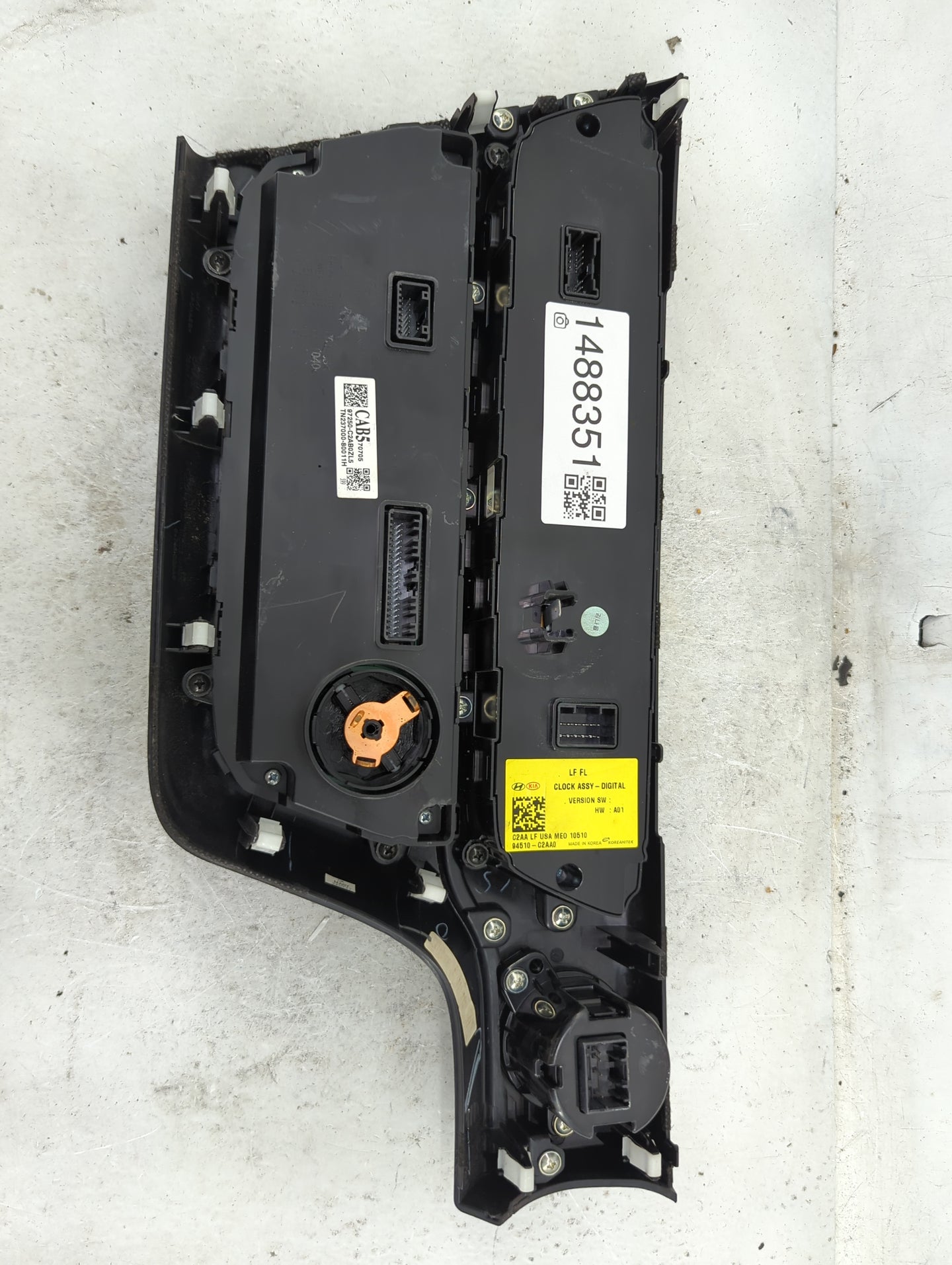 2018-2019 Hyundai Sonata Climate Control Module Temperature AC/Heater Replacement P/N:94510-C2AA0 Fits Fits 2018 2019 OEM Us