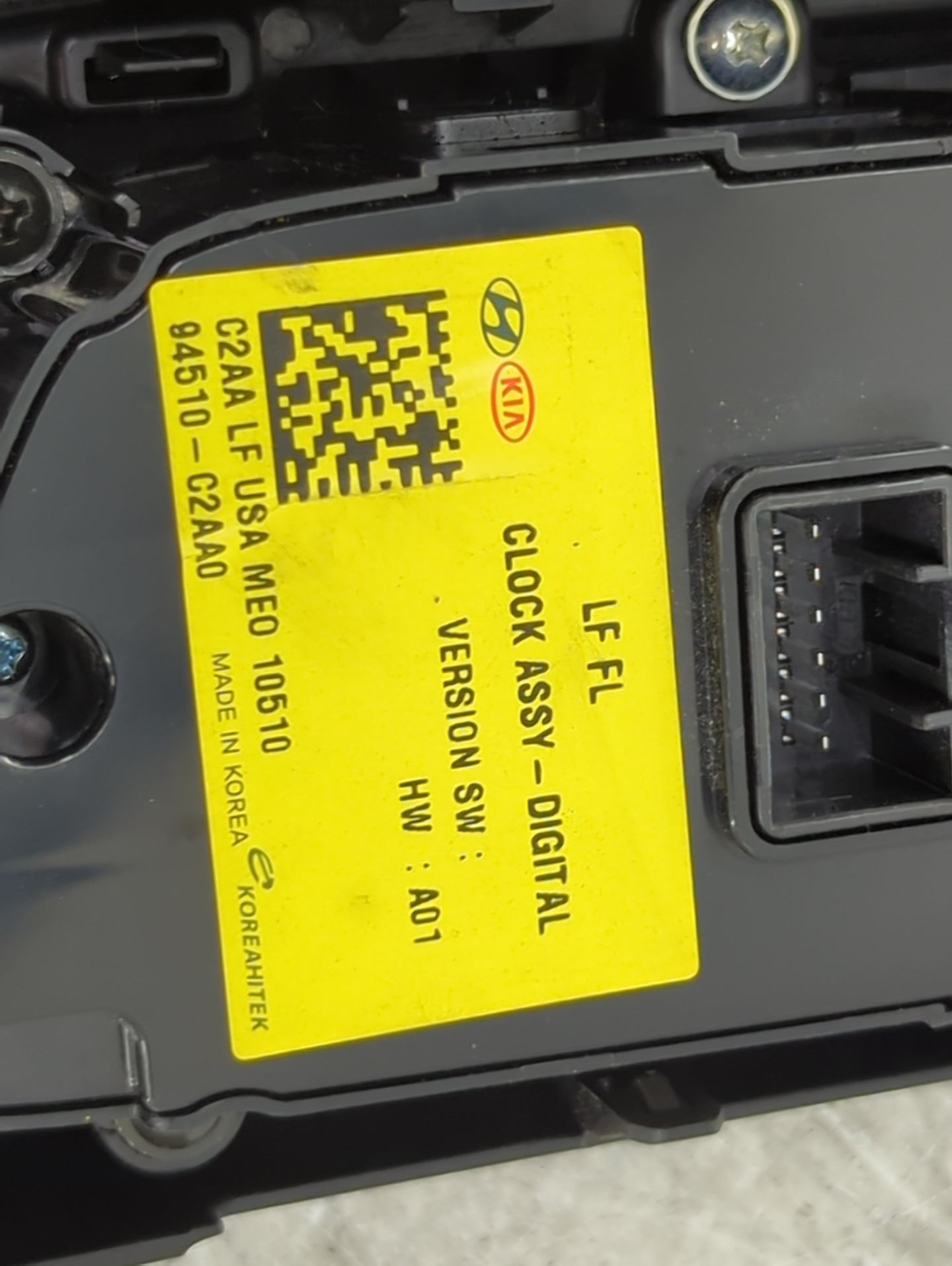 2018-2019 Hyundai Sonata Climate Control Module Temperature AC/Heater Replacement P/N:94510-C2AA0 Fits Fits 2018 2019 OEM Us