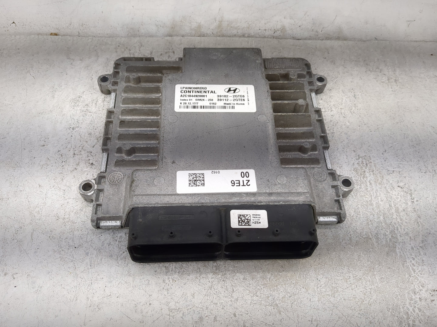 2018-2019 Hyundai Sonata PCM Engine Control Computer ECU ECM PCU OEM P/N:A2C1844920001 39102-2GTE6 Fits Fits 2018 2019 OEM U