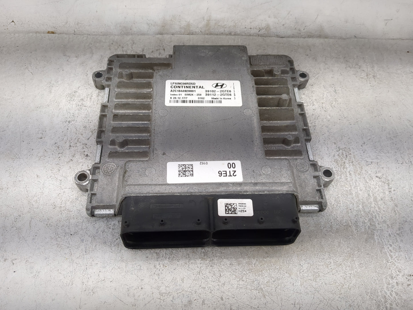 2018-2019 Hyundai Sonata PCM Engine Control Computer ECU ECM PCU OEM P/N:A2C1844920001 39102-2GTE6 Fits Fits 2018 2019 OEM U