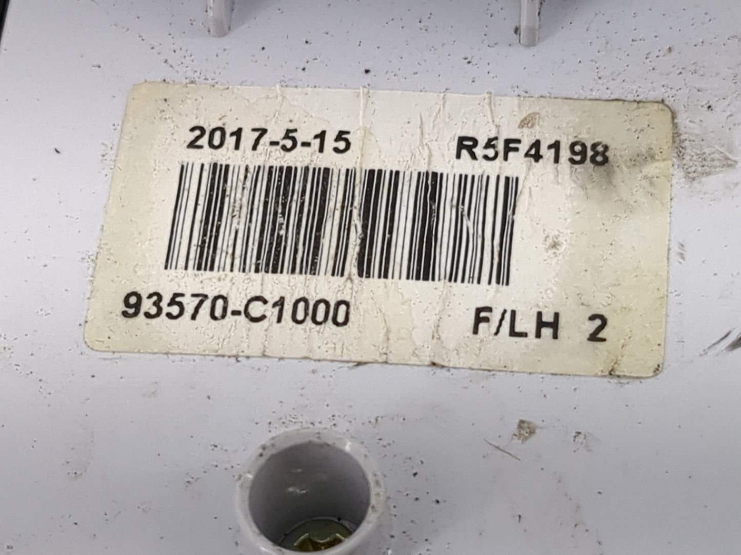 2015-2019 Hyundai Sonata Master Power Window Switch Replacement Driver Side Left P/N:93570-C1000 Fits OEM Used Auto Parts - 