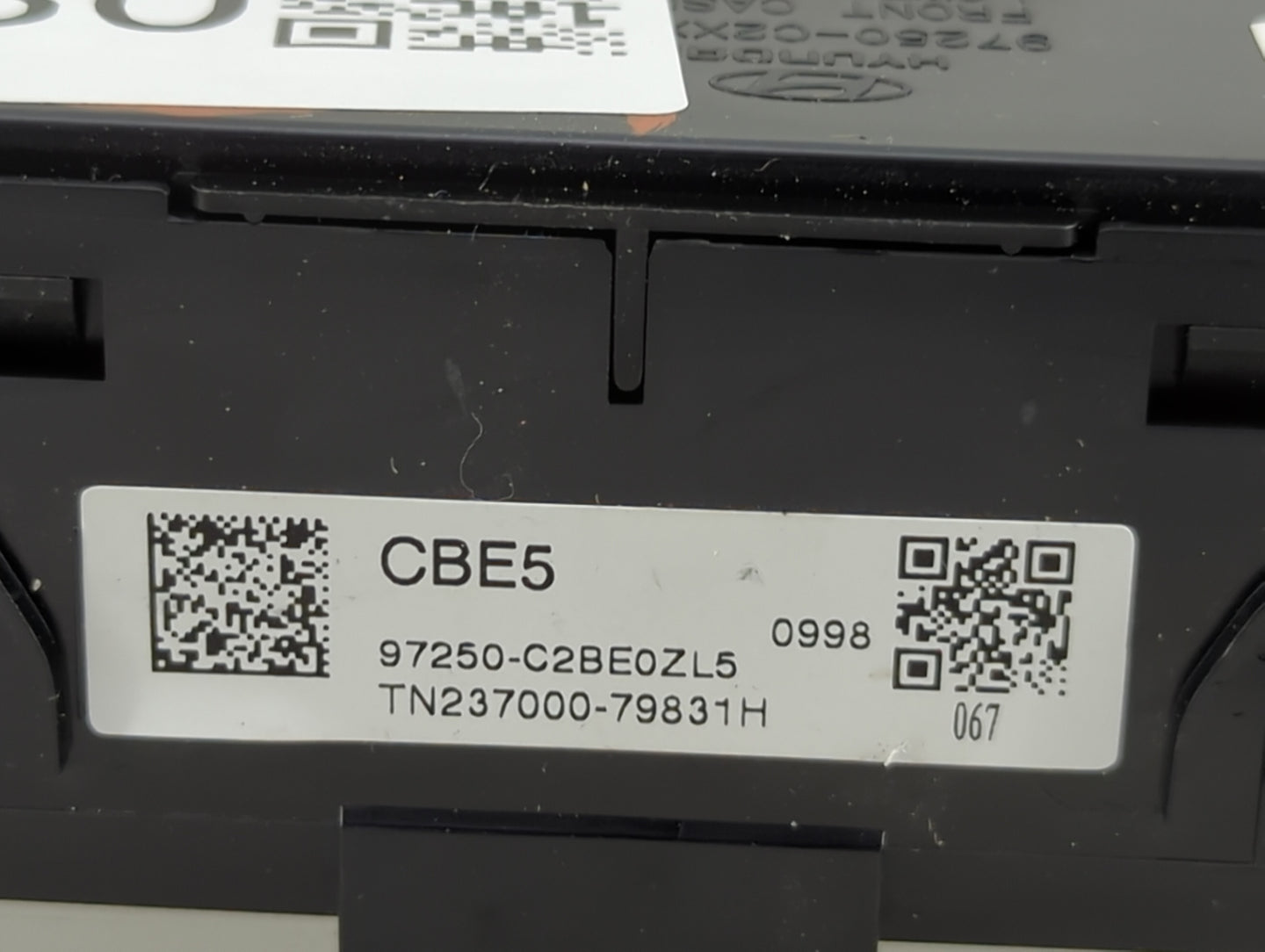 2018-2019 Hyundai Sonata Climate Control Module Temperature AC/Heater Replacement P/N:97250-C2BE0ZL5 TN237000-79831H Fits OE