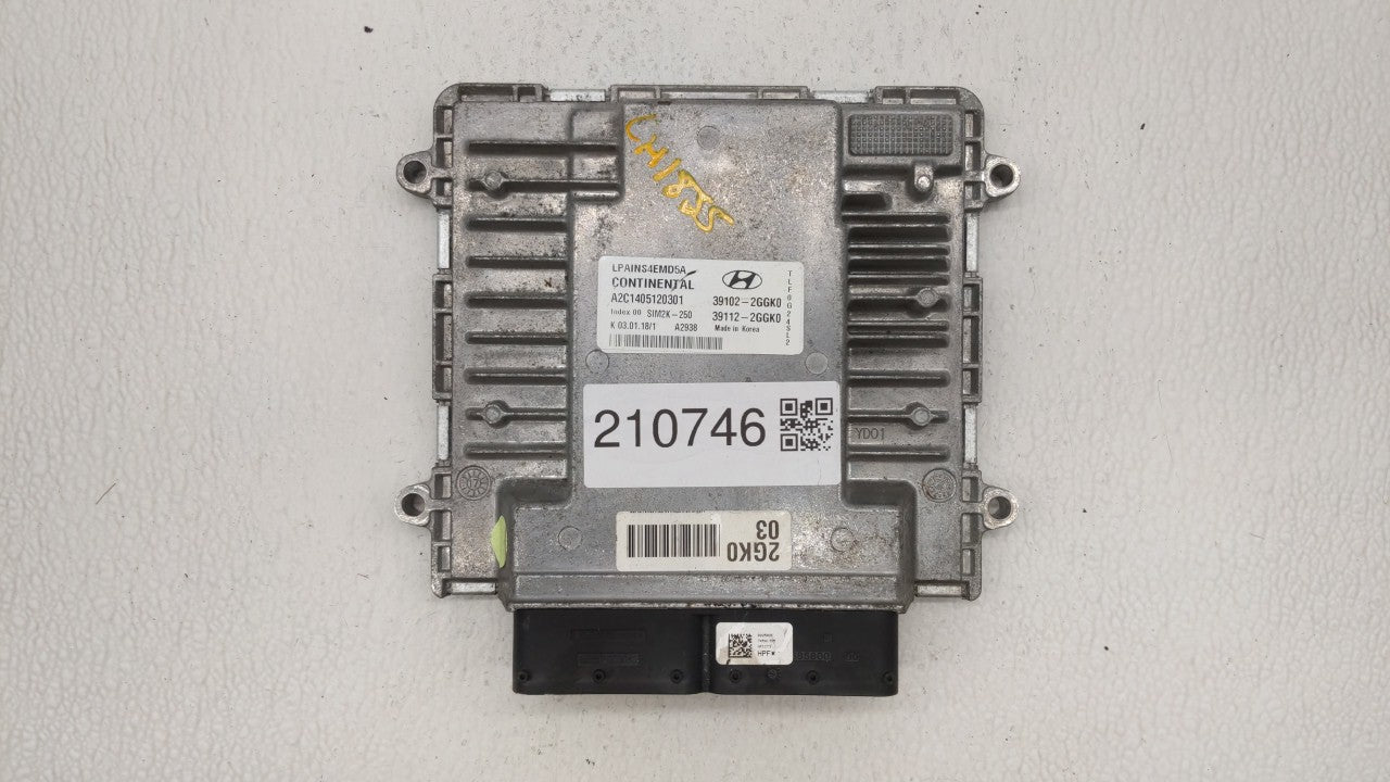 2018-2019 Hyundai Sonata PCM Engine Control Computer ECU ECM PCU OEM P/N:39102-2GGJ0 39112-2GGJ0, 39102-2GGK0 Fits Fits 2018
