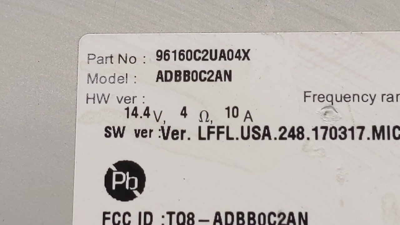 2018-2019 Hyundai Sonata Am Fm Cd Player Radio Receiver - Oemusedautoparts1.com